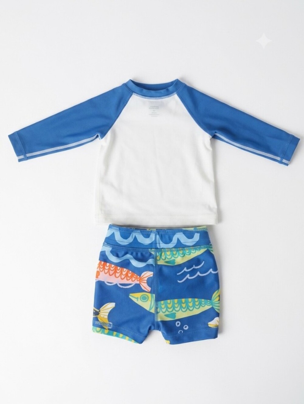 Tea Collection Blue Fish Rashguard Set - Picture 2 of 7
